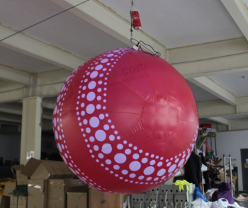 Bola de brilho inflável pendurada personalizada para a venda
