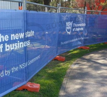 Colour Printed Advertising Mesh Banner For Business