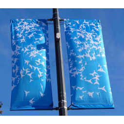 Apito voando bannerS de rua de pólo de bandeira para venda