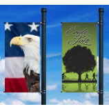 Roadside Advertising Street Pole Flags Fabric Banner