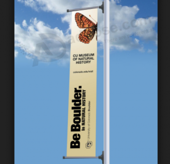 Eye Catching Hanging Advertising PVC Flex Street Banner