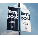 LaMp licht paal hang rechthoek vlag banner voor Straat
