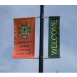 Heiße verkaufende Fabrik benutzerdefinierte Straße Pole Banner gedruckt