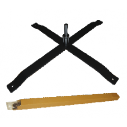 Hot Selling Swooper Flag Cross Base with Rotor