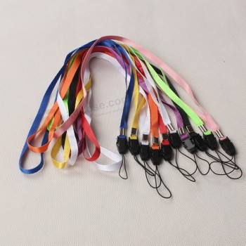 Color Mobile Phone Lanyards Neck Strap For Phone ID Pass Card Badge Gym Key USB Holder Straps Rope