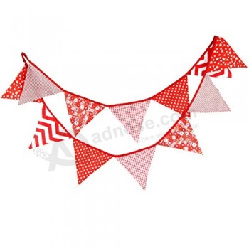 Drapeaux de triangle de PoLyeSter. décoratifS de petite taille à vendre