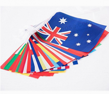China Manufacturer National String Bunting Flags Custom