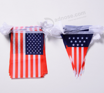 PoLyeSter. Stoff aMerikaniSche Flaggege Banner USA String Flaggege