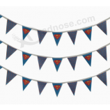 Wholesale custom printing decorative string flags