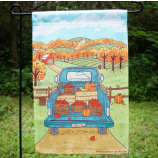 Bunte Mini-Gartenflaggen des Polyester-Gewebes