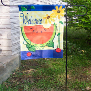 Banderas de jardín únicas exteriores bienvenida bandera de jardín