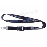 Custom Sublimation Printed Polyester Lanyard Woven Lanyard with your logo