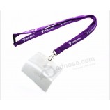 Customized Tubular Printed Lanyard with PVC Card Holder and your logo