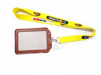 Cheap Price Printing Neck Lanyard with Card Holder/ID Badge and high quality
