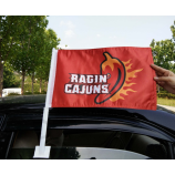 Bandera personalizada de ventana de coche de poliéster para publicidad