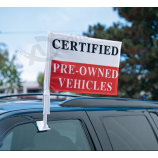 Custom Printing Advertising Car Window Flag Wholesale