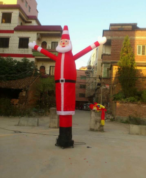 Bailarín inflable del cielo de la bailarina del aire de la Navidad santa