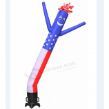De haute qualité custom gonflable usa drapeau air dancer