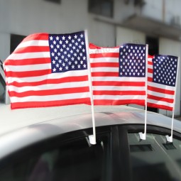 Wholesale customized Advertising Window Clip Cheap Car Flag with high quality and any size