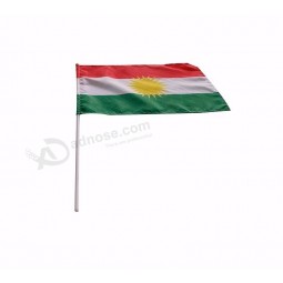 2017 New design wholesale country polyester hand flag