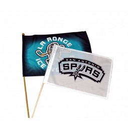 The Most Popular High Quality Customized Logo Hand Flag with high quality and any size