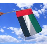 Custom Sports Events Uae Hand Held Flags for sale with high quality and any size