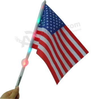 Customized promotional advertising LED hand flags