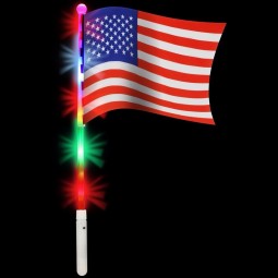 Publicité promotionnelle personnalisée conduit des drapeaux de la main