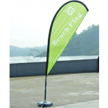 Hoge kwaliteit reclame teardrop strandvlag afdrukken