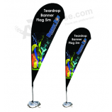 Tamaño personalizado bandera de la bandera de la bandera de publicidad bandera del swooper