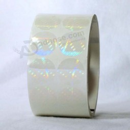 고품질 사용자 정의 투명 홀로그램 롤 레이블 스티커 비닐