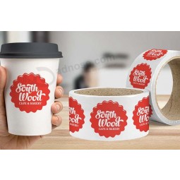 Adhesivos adhesivos de papel adhesivos impresos en superficie mate personalizados