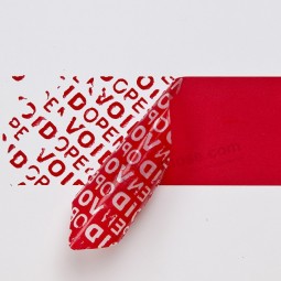 Hoge kwaliteit duidelijke pvc merk veiligheidslabel sticker
