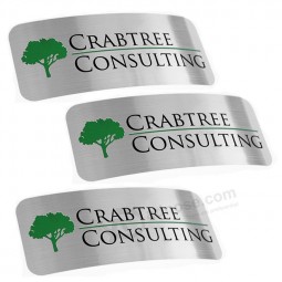 Hoogwaardige heavy duty metallic geborsteld aluminium en goudkleurige sticker