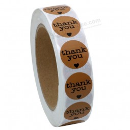 roll paper Self-adhesive thank you sticker for gift packaging