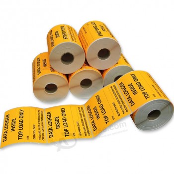 matte lamination coated paper rectangle roll sticker label