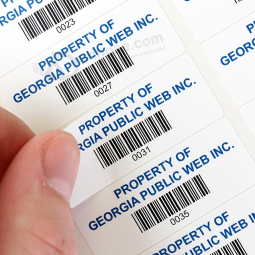 Low cost weiß gestrichenes papier a4 papier barcode aufkleber für preisschilder