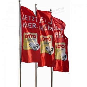 Reclamevlag/Advertentievlag/Straatvlag vlag van buiten 120x300cm