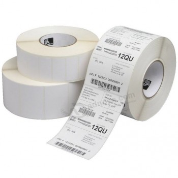 Impressão de etiqueta de etiqueta de códigos de hs de produto de papel branco personalizado para exportação