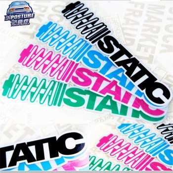 Excellent quality PVC static waterproof electrostatic sticker design