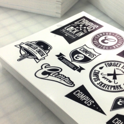 Goed verkopende aangepaste papier kus gesneden sticker papier a4 collectie
