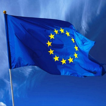 Bandera de la unión europea d生态ración del hogar banderas de euro de interior alta calidad al aire libre instituciUnos de la UE festival de poliéster pennats