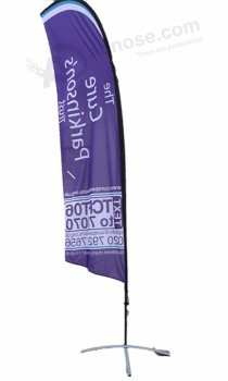 Promotion flag with customized design advertising Feather Beach Flag for sale with high quality and any size