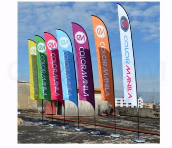 Customized Cheap Beach/Flying Advertising Flags For Sale with high quality and any size