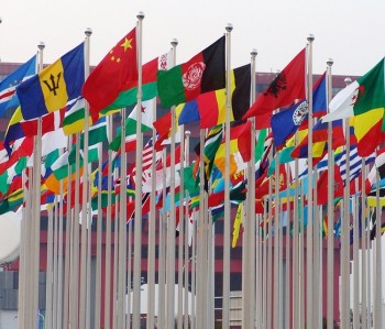Cheap Printed Outdoor Advertising Custom Beach Flag With Aluminium Flag Pole with high quality and any size