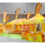 Billige kundenspezifische Strandflagge der im Freienwerbung mit Aluminiumflaggenpfosten