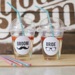 高品質のエコを印刷-フレンドリーで素敵な結婚式のステッカー