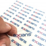 Populärer Großhandelslogodruckvinyl transparenter freier Aufkleber
