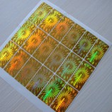 使您自己的真实性全息图3d贴纸有光泽的表面