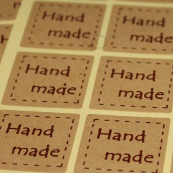 Eco-friendly craft sheet gum handmade paper label sticker a4